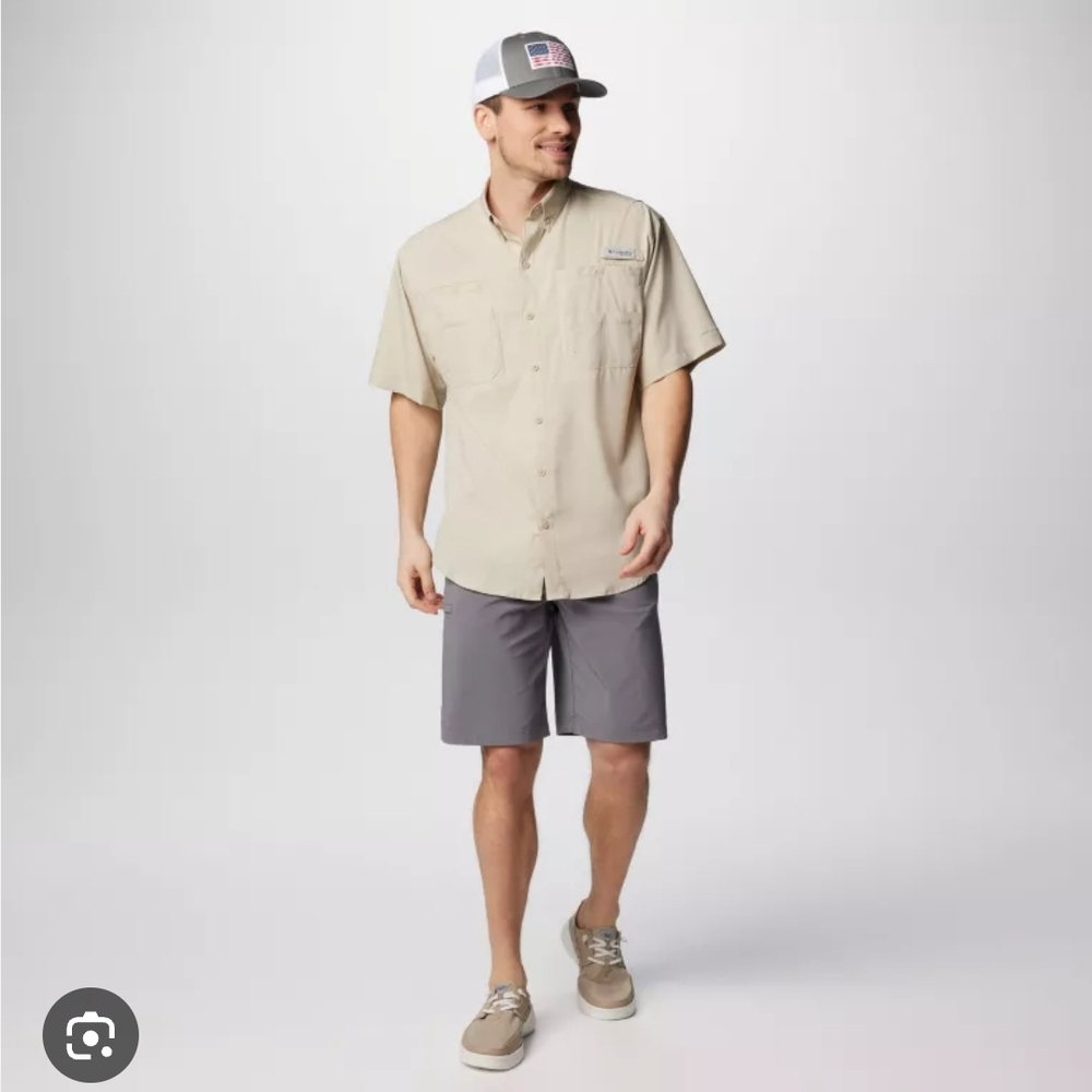 Columbia PFG Gray Shorts – Men’s – 10” Inseam – NWT – Performance Fishing Gear